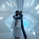 Posey’s character is apprehended on the space station before disaster strikes.